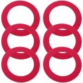 6 Pack Flush Valve Seal For Mansfield 210 211 Replace Rigid Flapper Number 630-0030