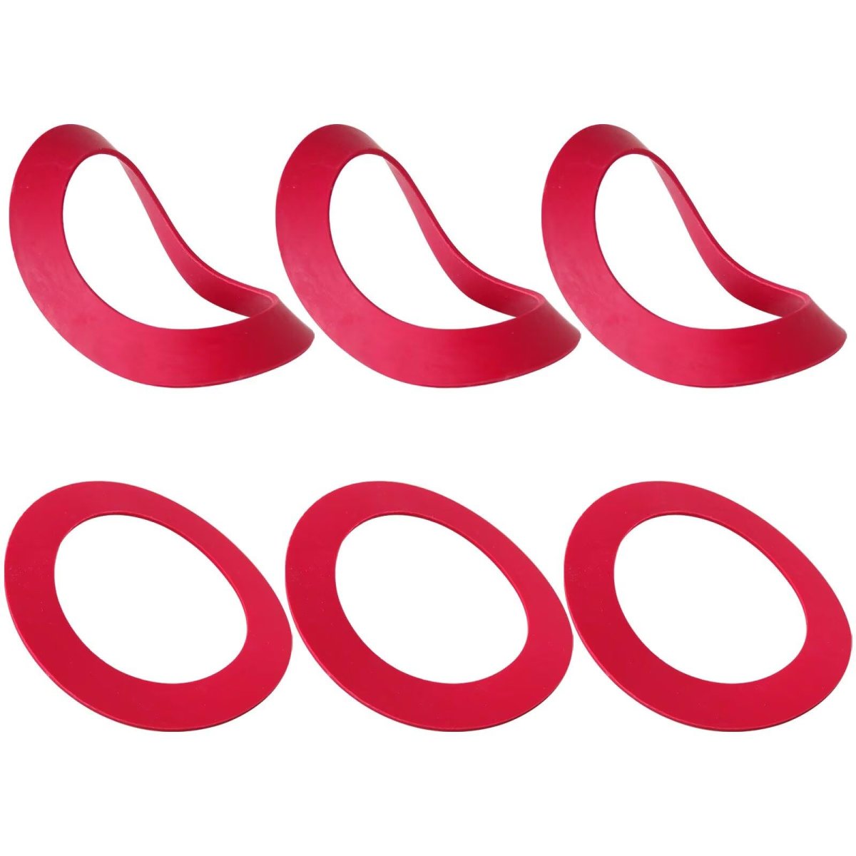 6 Pack Flush Valve Seal For Mansfield 210 211 Replace Rigid Flapper Number 630-0030