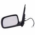Toyota Prius Driver Side Power Heated Replacement Mirror Smooth Black Convex Glass Door Mount 