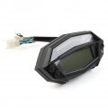Lirun Motorcycle Speedometer Gear Indicator Odometer Tachometer Gauge Universal Digital For Kawasaki Z1000