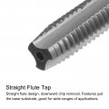 Uxcell Tap Bit Sets M7 5 X 1 25 H2 Left Hand Straight Flute Machine Thread Milling 6 2mm M35 Cobalt High Speed Steel Hss-co
