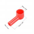 Uxcell Battery Terminal Insulating Rubber Protector Covers For 16mm 8mm Cable Red Black 2 Pairs