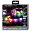 Monster 13 1ft Sound Reactive Multi-color Color Flow Led Light Strip Smart App Voice Control Xtreme Easy Assembly