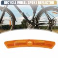X Autohaux Bike Reflectors 5 X0 79 47 Bicycle Warning Reflector Accessories Plastic Yellow 1 Pair