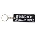 Hot Leathers Kch1054 In Memory Of Our Fallen Embroidered Key Chain 