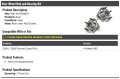 Rear Wheel Hub And Bearing Kit 2 Piece Compatible With 2004-2008 Pontiac Grand Prix Abs Brakes