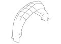 Genuine Nissan Parts Protector-rear Wheel House Rh 76748-4ba0a 
