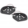 Secosautoparts Left Right Side Mirror Glass Heated Signal Fit For Cadillac Escalade 2007-2014 Chevrolet Silverado 2500 3500