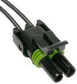 Double Tower With Female Terminal 5791pt Black Universal Fit Automotive Electrical Accessory 