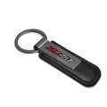 Ipick Image For Chevrolet Z71 Black Chrome Metal Plate Pu Leather Key Chain Keychain Official Licensed