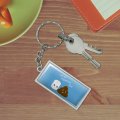 Graphics More Toilet Paper And Poop We Go Together Like Funny Friends Rectangle Keychain In Chrome Plated Metal
