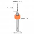Uxcell Pcb Drill Bits 1 8mm Tungsten Carbide Rotary Tool Jewelry Cnc Engraving Print Circuit Board Micro Bit 8 Inch Shank 5 Pcs