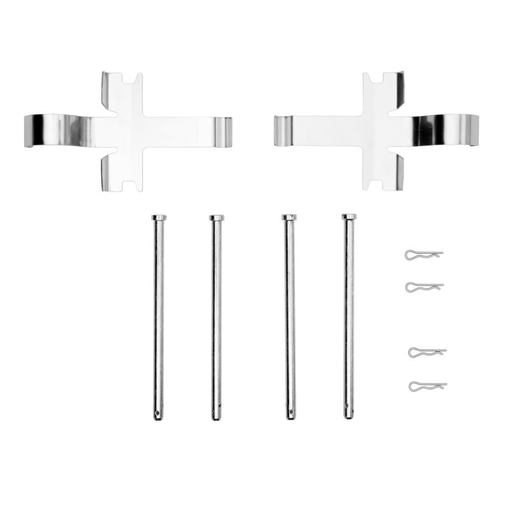 Disc Brake Hardware Set For Nissan 300zx 1990 To 1996 Front Position Alx Pau Df 340 67025 Cla1 Standard Style Black