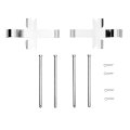 Disc Brake Hardware Set For Nissan 300zx 1990 To 1996 Front Position Alx Pau Df 340 67025 Cla1 Standard Style Black
