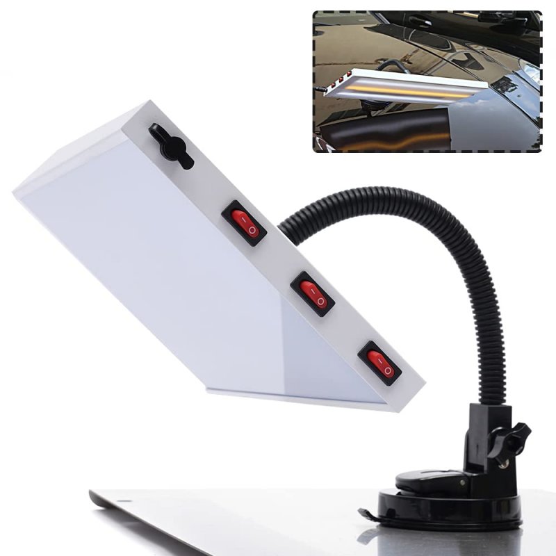Paintless Dent Removal Repair Led Light 3 Strips Pdr Line Board Lamp Tool Kit For Car Body Testing