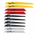 Abn Reciprocating Saw Wood Metal Bi-metal Blade 10-piece Set A Demolition Plumbing General Reciprocate Blades Kit