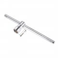 Uxcell Socket Accessory Set Of 3 Pcs 22mm 6-point Shallow 10 Sliding Wrench Breaker Bar 5 Extension With 1 2 Drive