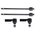 Front Inner And Outer Tie Rod End 4 Piece Kit For Toyota Celica 1990 1993 Es2382 Ev286 