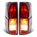 Hecasa Pair Tail Light Compatible With 2005-2021 Nissan Frontier 2009-2012 Suzuki Equator Halogen Brake Lamp Taillight Smoke