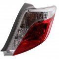 Passenger Side Tail Light Assembly For Toyota Yaris Hatchback 2012 2014 Halogen Red And Clear Lens To2819150 81551-52820 