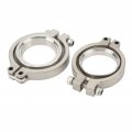 V Band Flang Clamp Set Wastegate Kit Heavy Duty 44 Mm Stainless Steel High Strength Durable For Car 