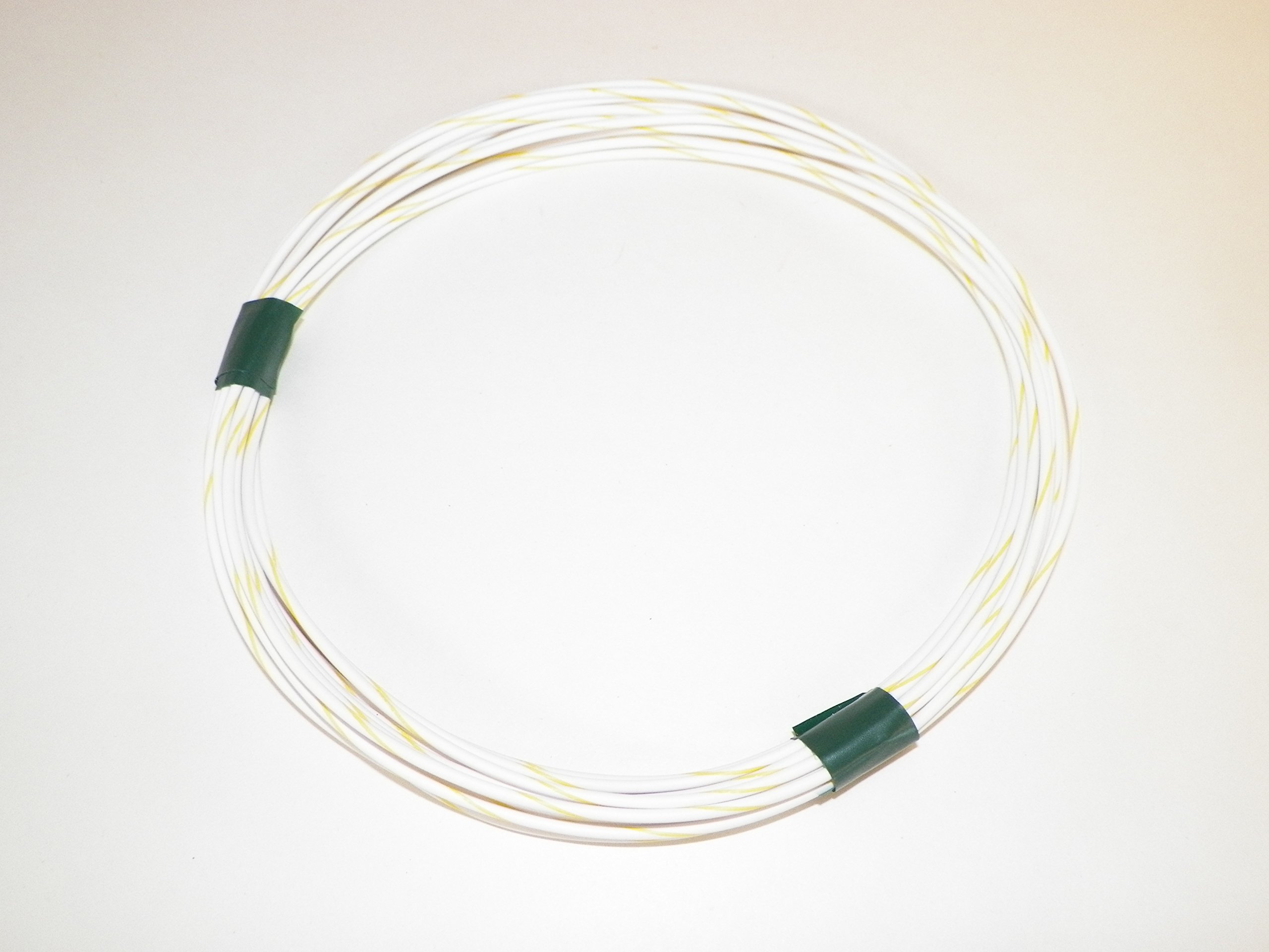 18 Ga Awg White Yellow Striped Automotive General Purpose Gxl Wire 94 O D 25 Superior Abrasion Resistance High Heat Resist
