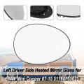 Topteng Left Driver Side Heated Mirror Glass Fit For Bmw Mini R55 Clubman 07-14 R56 Hatchback R57 Convertible 08-15 58 Coupe