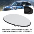 Topteng Left Driver Side Heated Mirror Glass Fit For Bmw Mini R55 Clubman 07-14 R56 Hatchback R57 Convertible 08-15 58 Coupe