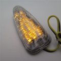 Hongk- Clear Flush Mount Motorcycle Led Turn Signals Blinker Lights Universal Bike B01c0suamm