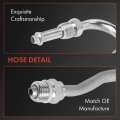 A-premium Power Steering Hose Pressure Line Assembly Compatible With Ford E-150 Club Wagon Econoline E-250 E-350 Super Duty
