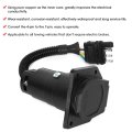 Trailer Plug 4way To 7way Adapter 4 Pin 7 With Bracket Connector Type 6 24v