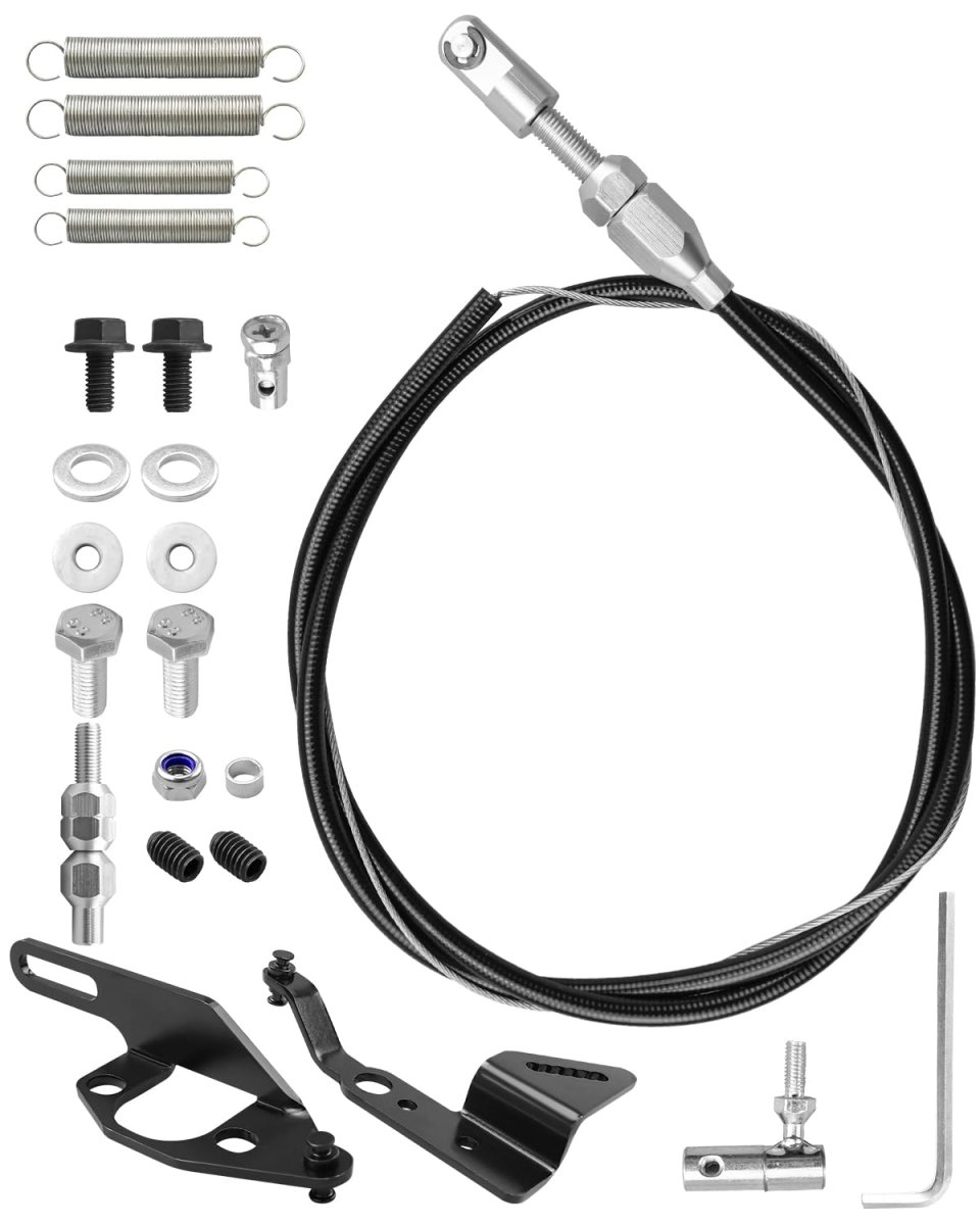 Universal P7100 Throttle Swap Kit W 60 Adjustable Mounting Brackets Return Spring Fit For Cummins 5 9l 12v Engine 6bt 4bt Pump