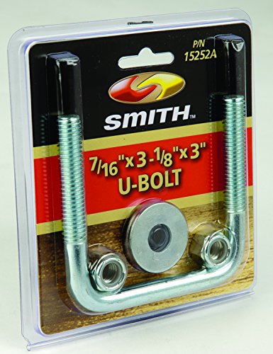 Ce Smith Trailer 15252a Square U-bolt With Washers Nuts 7 16 X 3-1 8 3 Replacement Parts And Accessories For Your Ski Boat