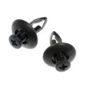 Bumper Retainers For Nissan Sentra 240sx 19 Plastic Black Screw Rivets Fastener 0 38 In Face Diameter 0 31 Hole Replacement 