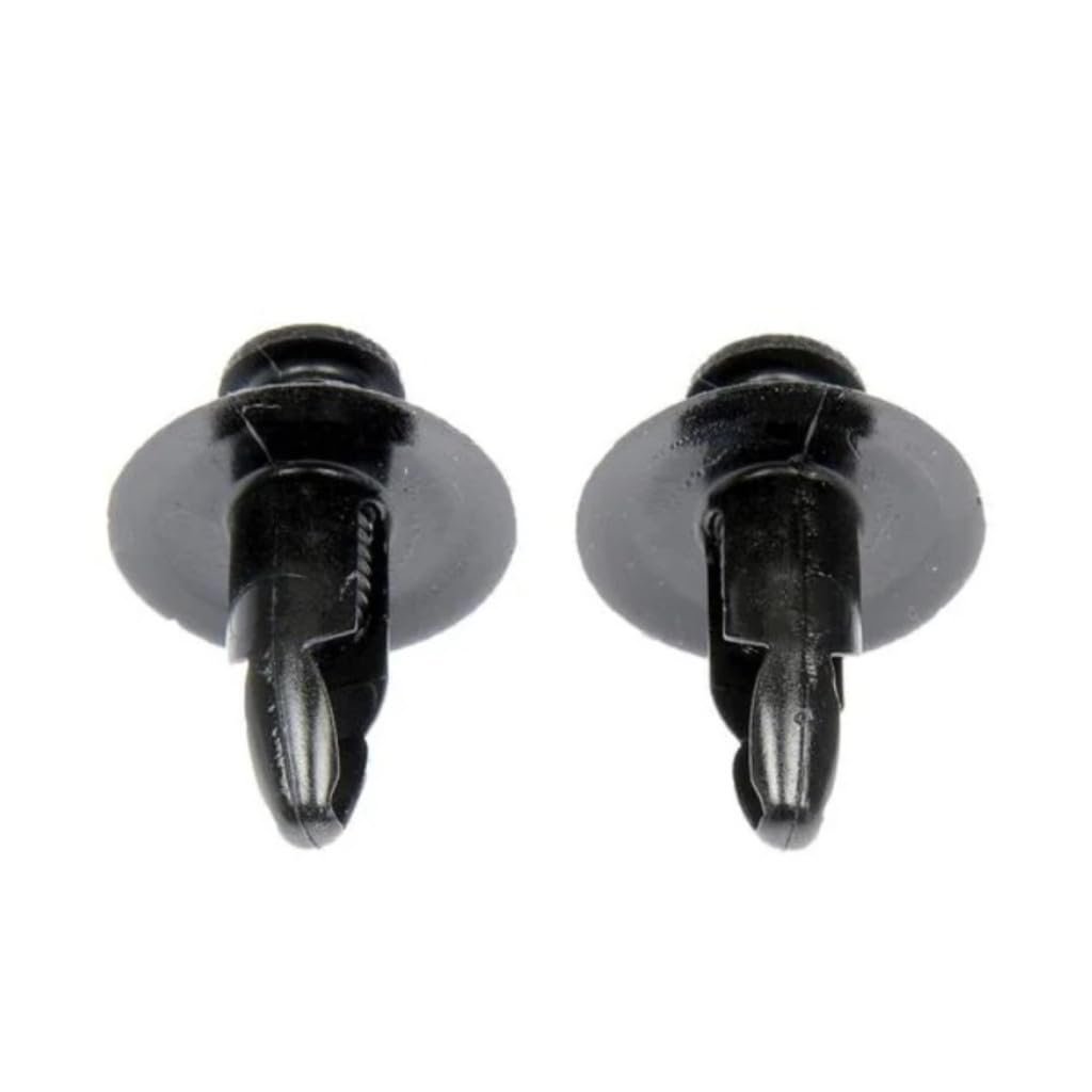 Bumper Retainers For Nissan Sentra 240sx 19 Plastic Black Screw Rivets Fastener 0 38 In Face Diameter 0 31 Hole Replacement