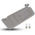 Ocpty Sun Visor Fit For 2006-2011 Toyota Camry With Sunroof Right Passenger Side Gray 