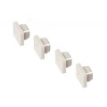 License Plate Fasteners Steel Zinc Plated 1 4 In By 3 Size Alx-pau-mm5950-cl360a50 Hex Head Slotted Drive 4 Piece Set