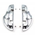 Httmt- Usmt216-119c-cd- Dominator Shark Fin Passenger Footboard Compatible With H-d Softail Slim Fat Boy Road King Chrome See