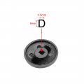 Uxcell Timer Knobs Range Replacement Time Control Knob Round Half Shaft For Electronic Microwave Oven Cooker 5pcs