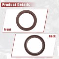 Uxcell 2pcs Car Oil Pump Crankshaft Seal Front Cover Replacement For Toyota Camry 2002-2011 No 9031138089