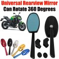 Dartsz Motorcycle Rear View Mirror Cnc Aluminum Rearviews Blue Anti-glare Side Mirror For Gas Ec2t Fse Fsr Ec250 Ec300 Tc125