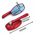 Dartsz Motorcycle Rear View Mirror Cnc Aluminum Rearviews Blue Anti-glare Side Mirror For Gas Ec2t Fse Fsr Ec250 Ec300 Tc125