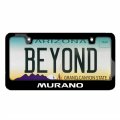 Ipick Image Made For Nissan Murano Black Metal License Plate Frame