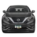 Ipick Image Made For Nissan Murano Black Metal License Plate Frame