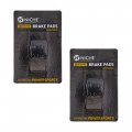 Niche Brake Pad Set For Yamaha Yz80 Yz85 5pa-w0046-50-00 4es-w0046-50-00 Rear Organic 2 Pack