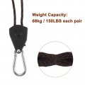 Uxcell 2pcs 1 8 4mm Adjustable Ratchet Rope Hanger With 16 4ft 5meter Tie Down Strap Ratcheting Pulley System Bungee Cord For