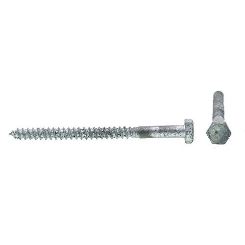 Prime-line Hex Lag Screws 1 4 In X 3-1 2 A307 Grade A Hot Dip Galvanized 25 Pack
