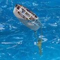 Graphics More Rocky Mountain Outdoors Panels Pattern Floating Keychain Oval Foam Fishing Boat Buoy Key Float