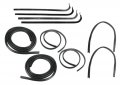 Door Window Run Channel Sweeps Seals Kit For 67-70 Ford F-series Pickup Truck 