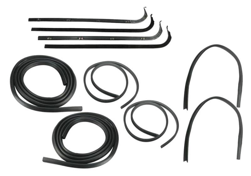 Door Window Run Channel Sweeps Seals Kit For 67-70 Ford F-series Pickup Truck